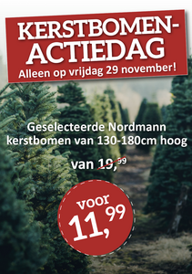 Kerstbomen actiedag!