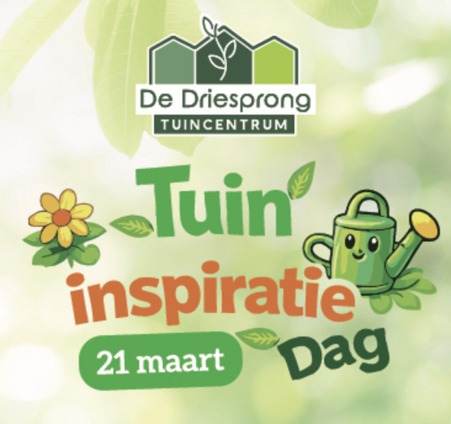 Tuininspiratiedag – 21 maart bij Tuincentrum De Driesprong