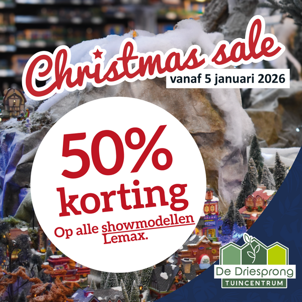 Vanaf 5 januari: Lemax showmodellen uitverkoop!