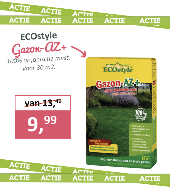 ECOstyle Gazon-AZ+ voor 30m2