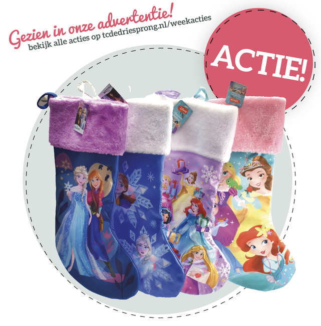 Kerstsokken Disney prinsessen